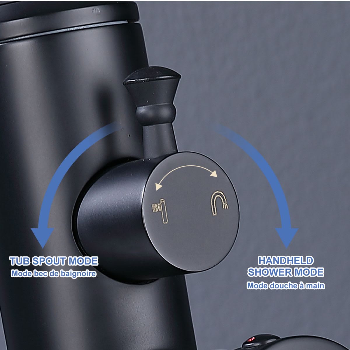 Single Handle Floor Mounted Clawfoot Tub Faucet with Handheld Shower RX8009