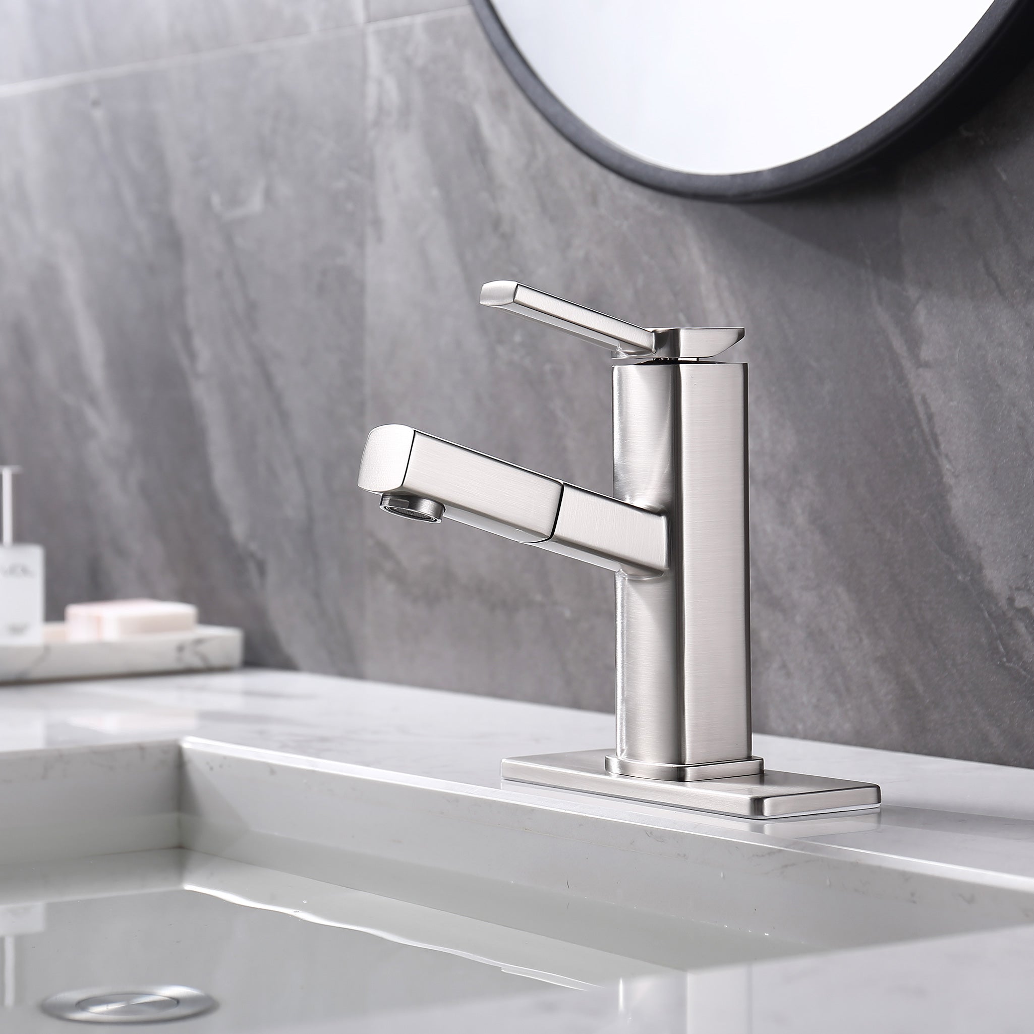 Single-Handle Pull-Out Bathroom Faucet RX5801
