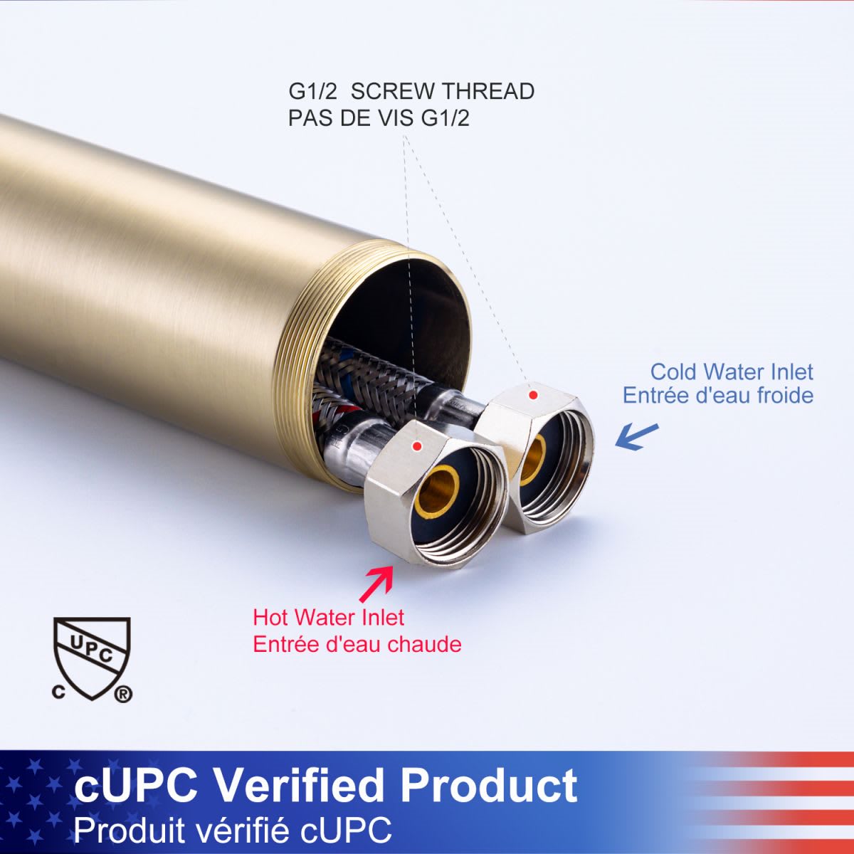 Single Handle Floor Mounted Clawfoot Tub Faucet with Handheld Shower RX8009