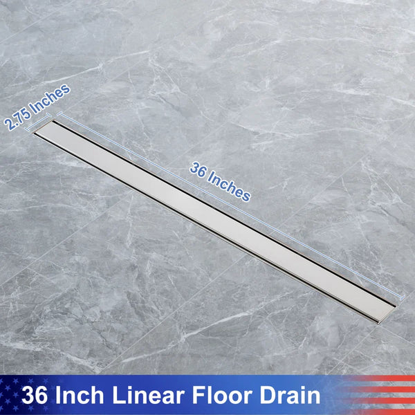 36'' W Linear Grid Shower Drain RX7001-36