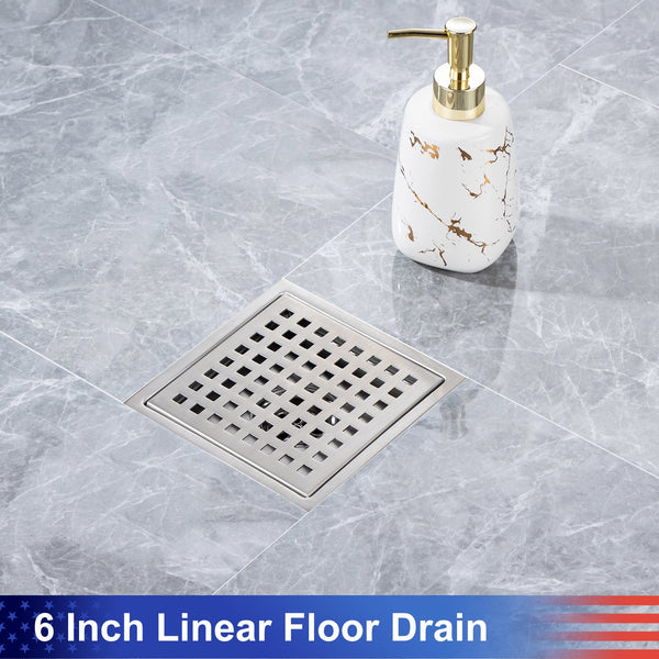 6" Grid Shower Drain RX7003-6
